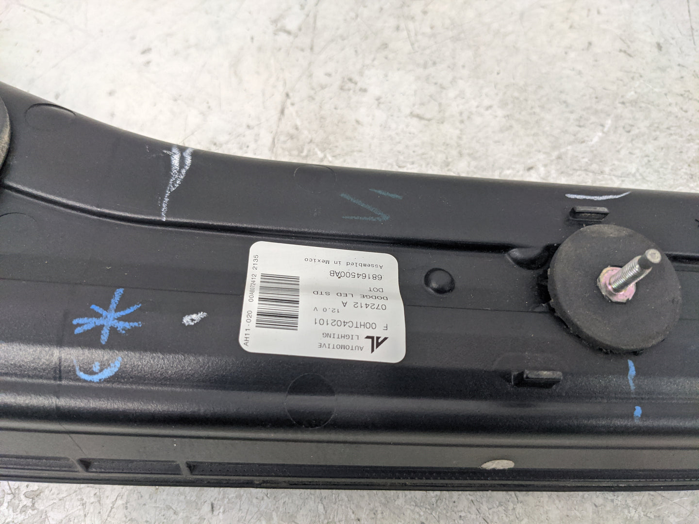 2013-2016 Dodge Dart Driver Left Side Deck Lid Mounted Tail Light - Oemusedautoparts1.com