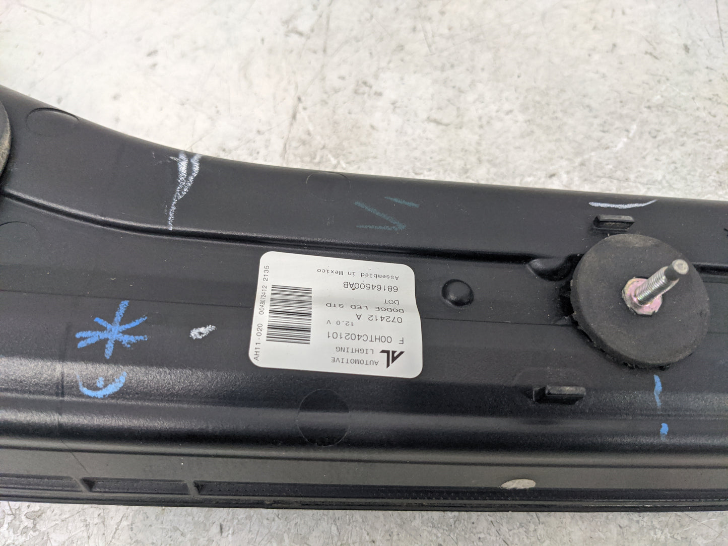 2013-2016 Dodge Dart Driver Left Side Deck Lid Mounted Tail Light - Oemusedautoparts1.com