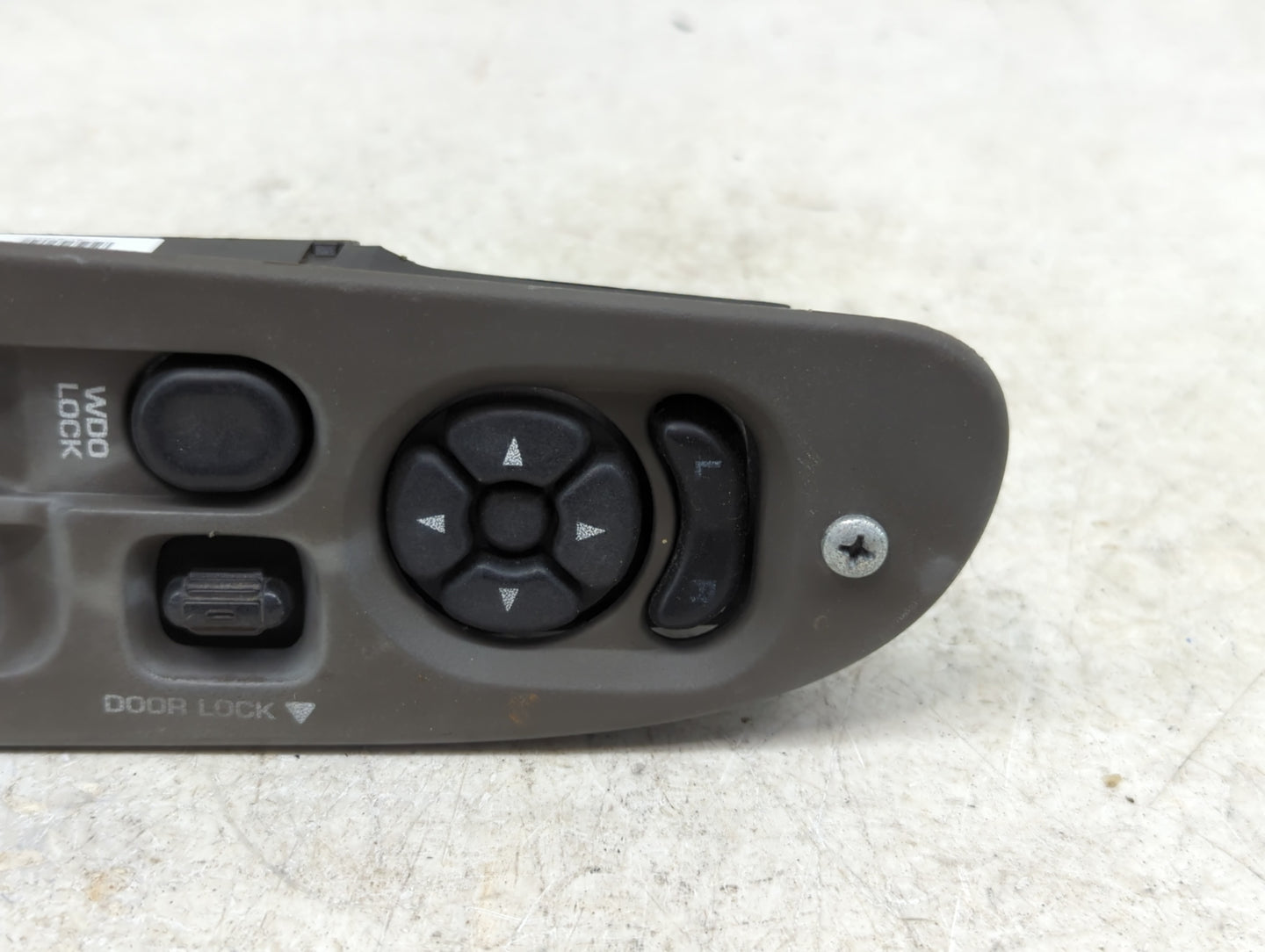 0 Dodge Dodge 1500 Pickup Master Power Window Switch Replacement Driver Side Left Fits OEM Used Auto Parts - Oemusedautopart