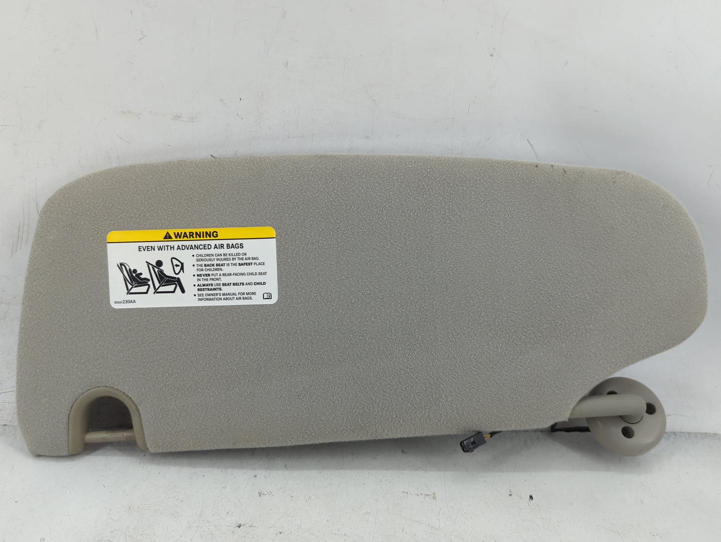 0 Dodge Dodge 1500 Pickup Sun Visor Shade Replacement Passenger Right Mirror Fits Fits 206 2007 2008 OEM Used Auto Parts - O