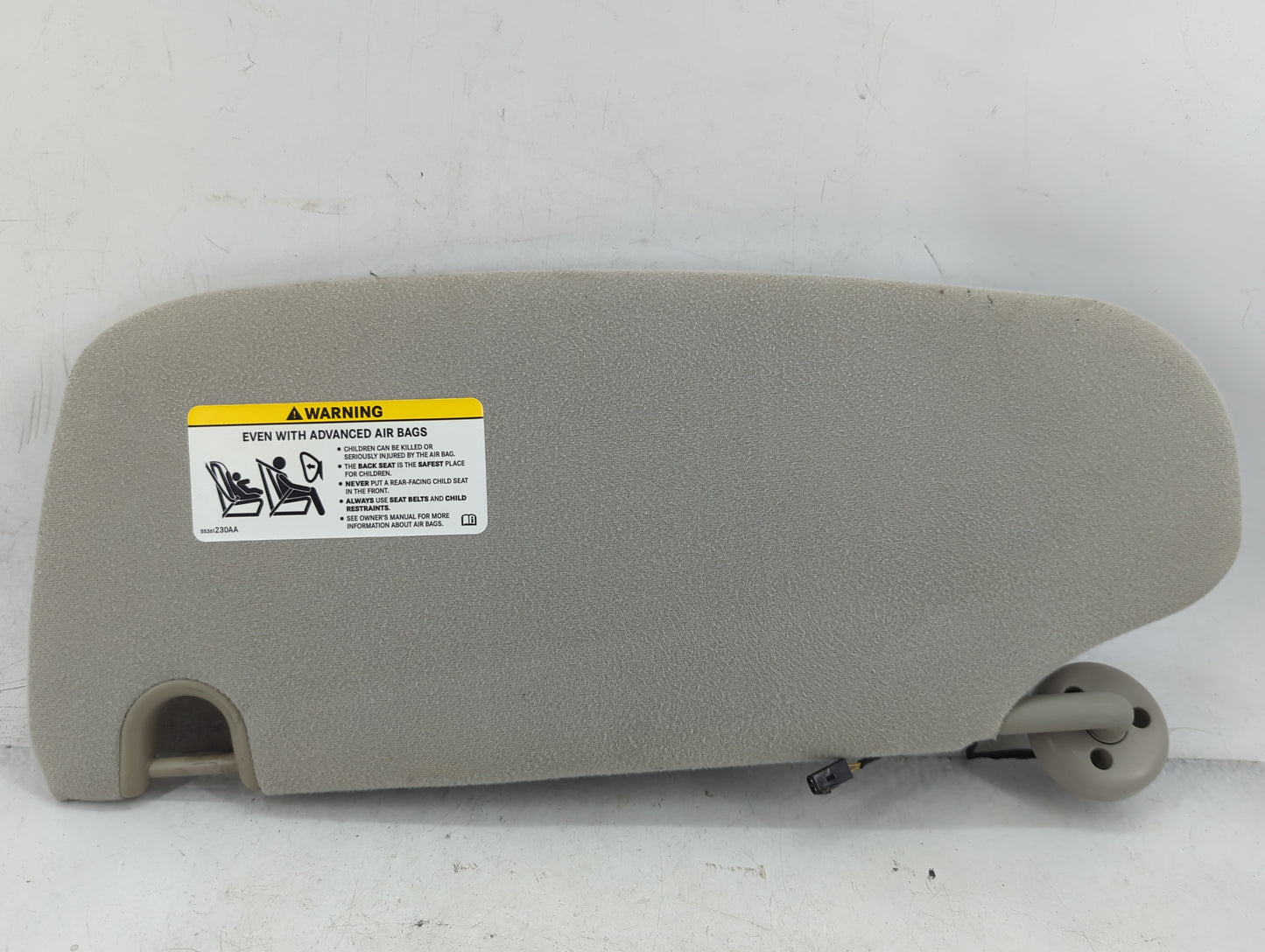0 Dodge Dodge 1500 Pickup Sun Visor Shade Replacement Passenger Right Mirror Fits Fits 206 2007 2008 OEM Used Auto Parts - O
