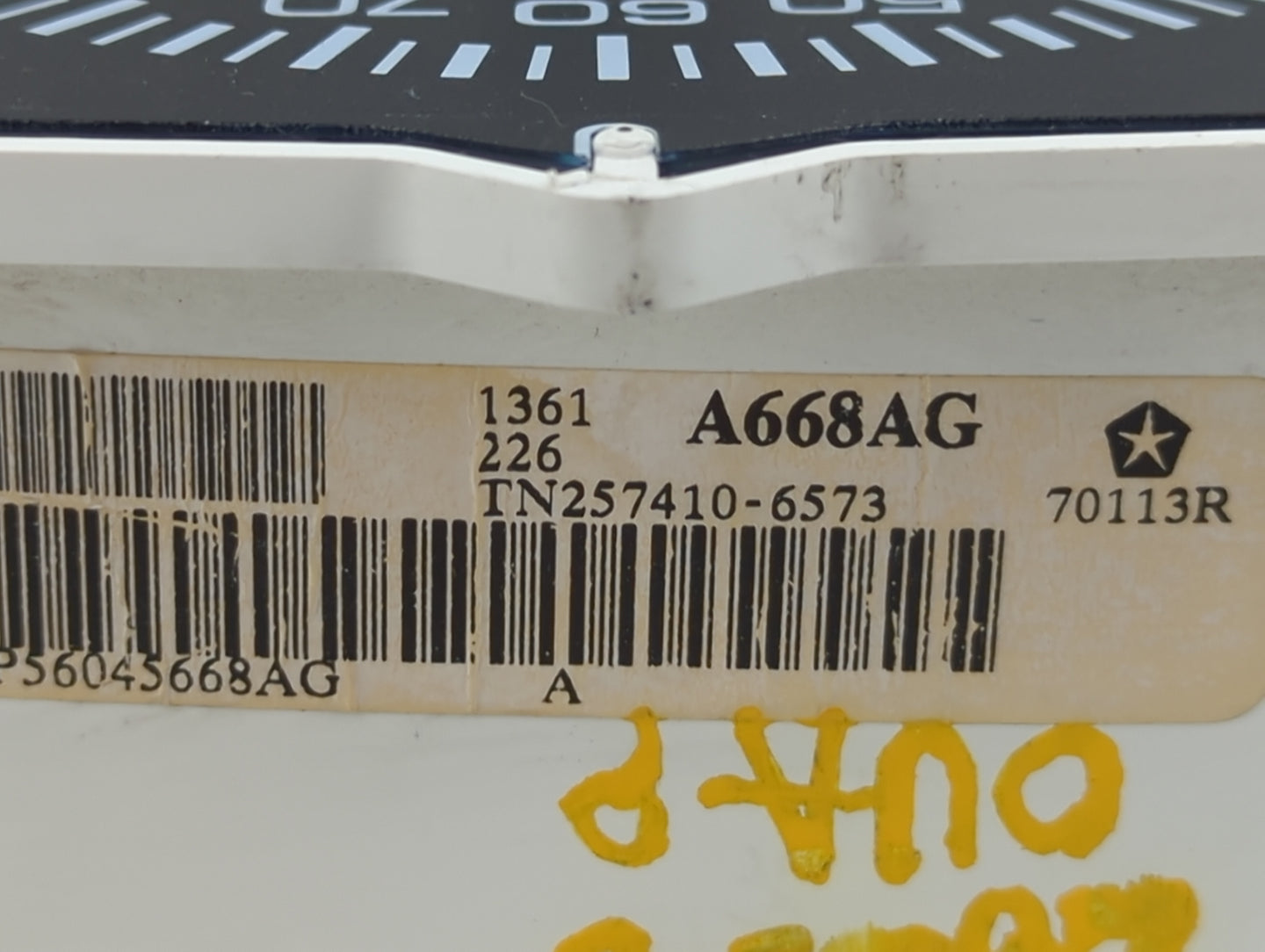 0 Dodge Dodge 1500 Van Instrument Cluster Speedometer Gauges Fits Fits 201 2002 2003 OEM Used Auto Parts - Oemusedautoparts1