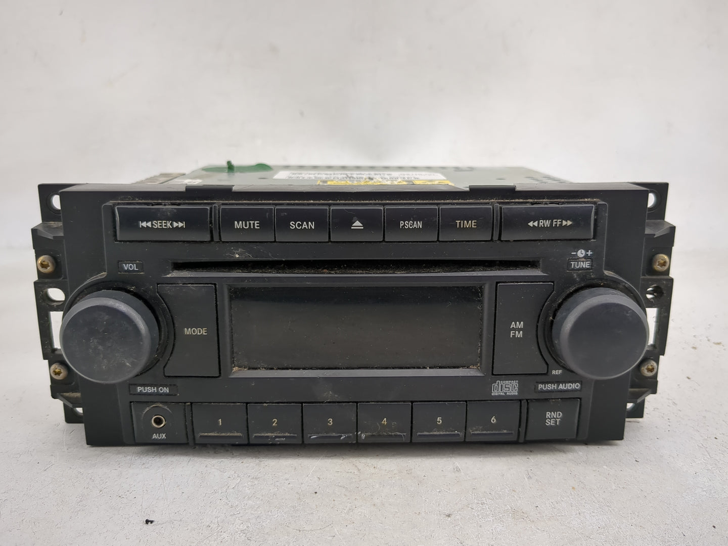 2004-2007 Dodge Durango Radio AM FM Cd Player Receiver Replacement Fits Fits 2004 2005 2006 2007 2008 2009 2010 OEM Used Aut
