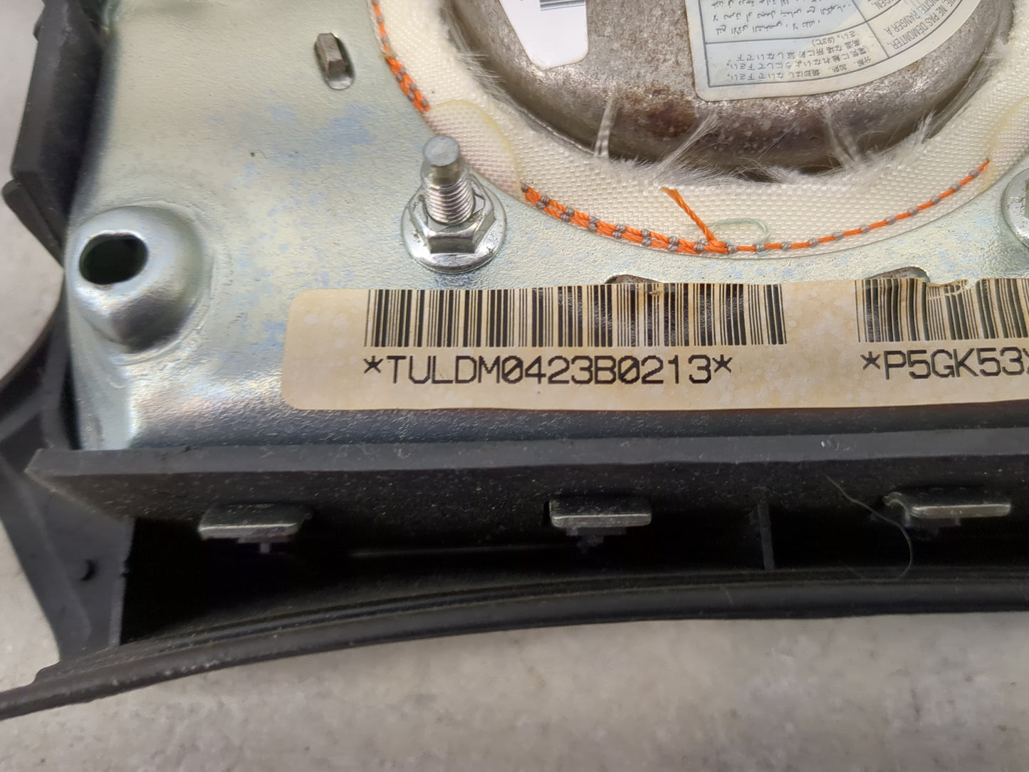 2002-2003 Dodge Durango Air Bag Driver Left Steering Wheel Mounted 5034526 - Oemusedautoparts1.com