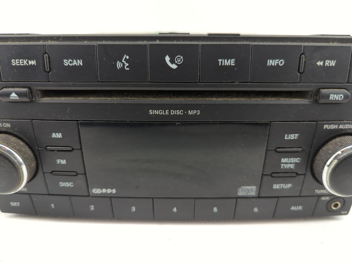 2008 Dodge Grand Caravan Radio AM FM Cd Player Receiver Replacement Fits OEM Used Auto Parts - Oemusedautoparts1.com