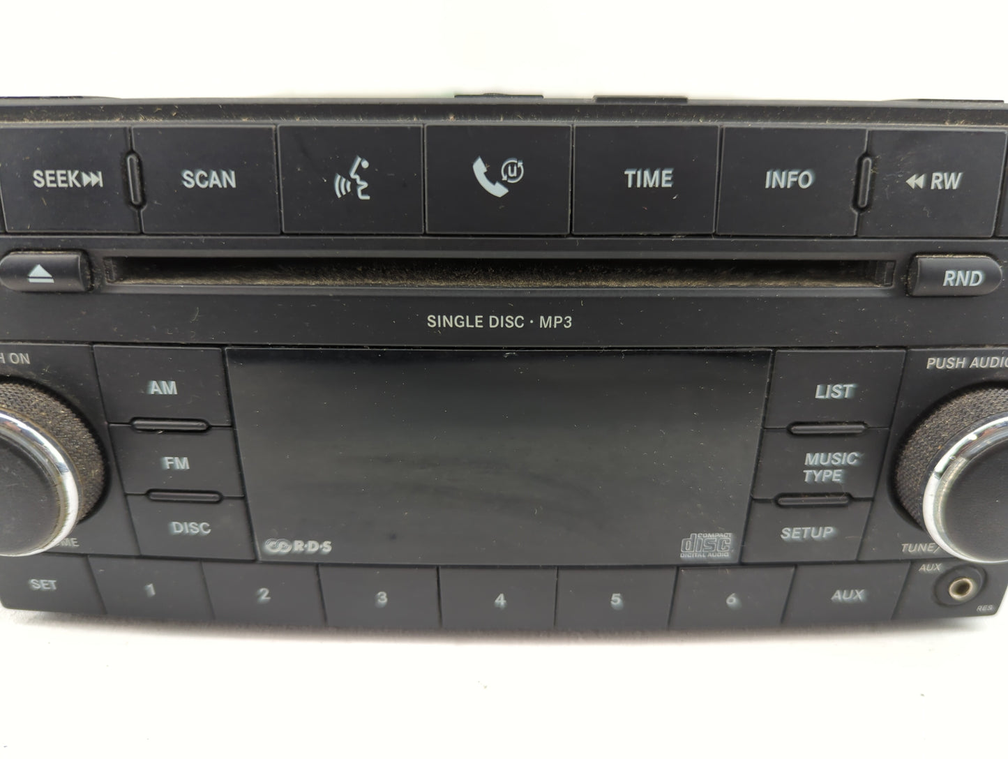 2008 Dodge Grand Caravan Radio AM FM Cd Player Receiver Replacement Fits OEM Used Auto Parts - Oemusedautoparts1.com