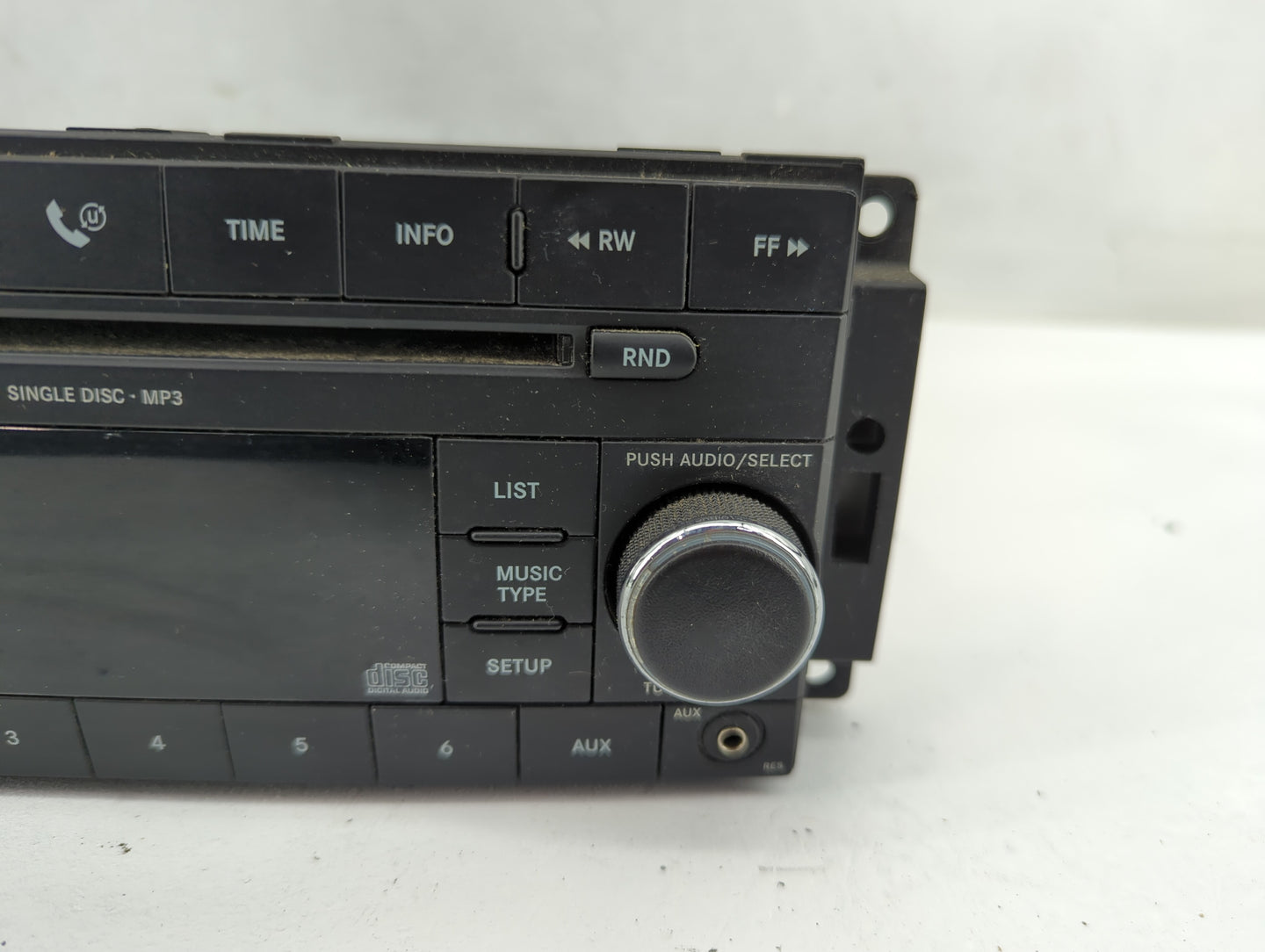 2008 Dodge Grand Caravan Radio AM FM Cd Player Receiver Replacement Fits OEM Used Auto Parts - Oemusedautoparts1.com