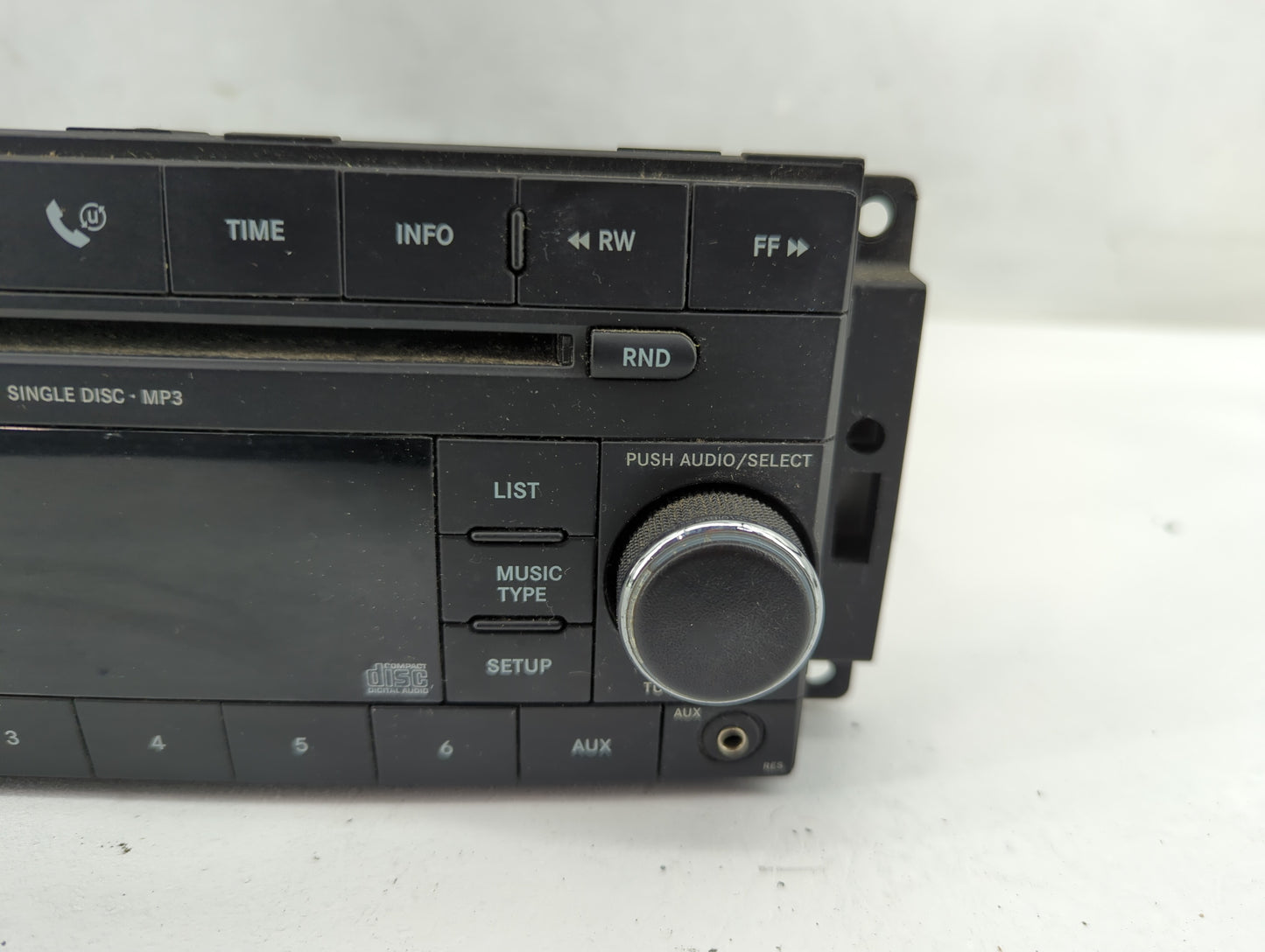 2008 Dodge Grand Caravan Radio AM FM Cd Player Receiver Replacement Fits OEM Used Auto Parts - Oemusedautoparts1.com
