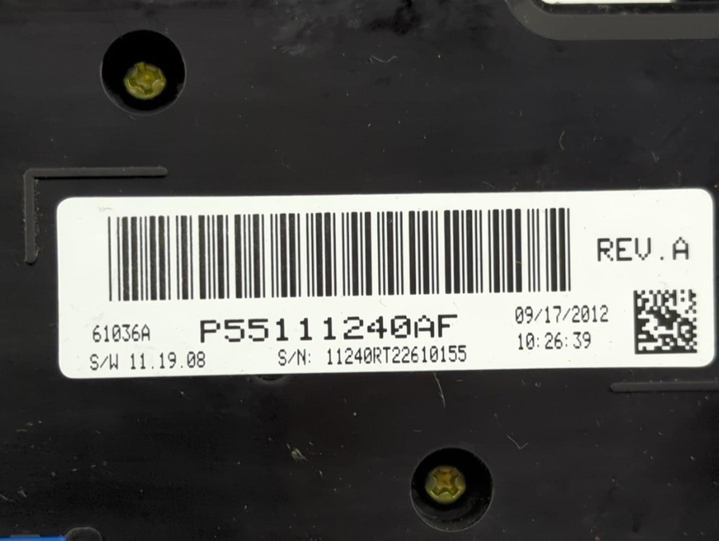 2011-2020 Dodge Grand Caravan Climate Control Module Temperature AC/Heater Replacement Fits OEM Used Auto Parts - Oemusedaut