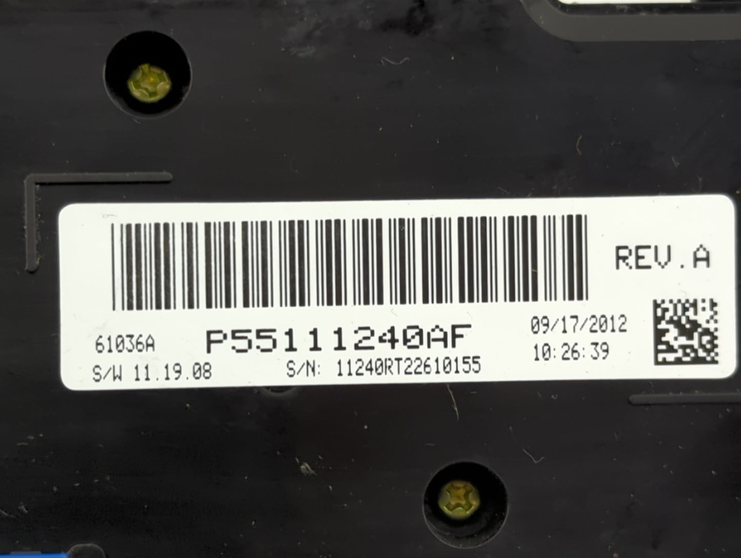 2011-2020 Dodge Grand Caravan Climate Control Module Temperature AC/Heater Replacement Fits OEM Used Auto Parts - Oemusedaut