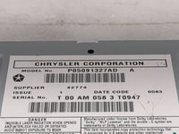 2012-2020 Dodge Grand Caravan Radio AM FM Cd Player Receiver Replacement Fits Fits 2012 2013 2014 2015 2016 2017 2018 2019 2