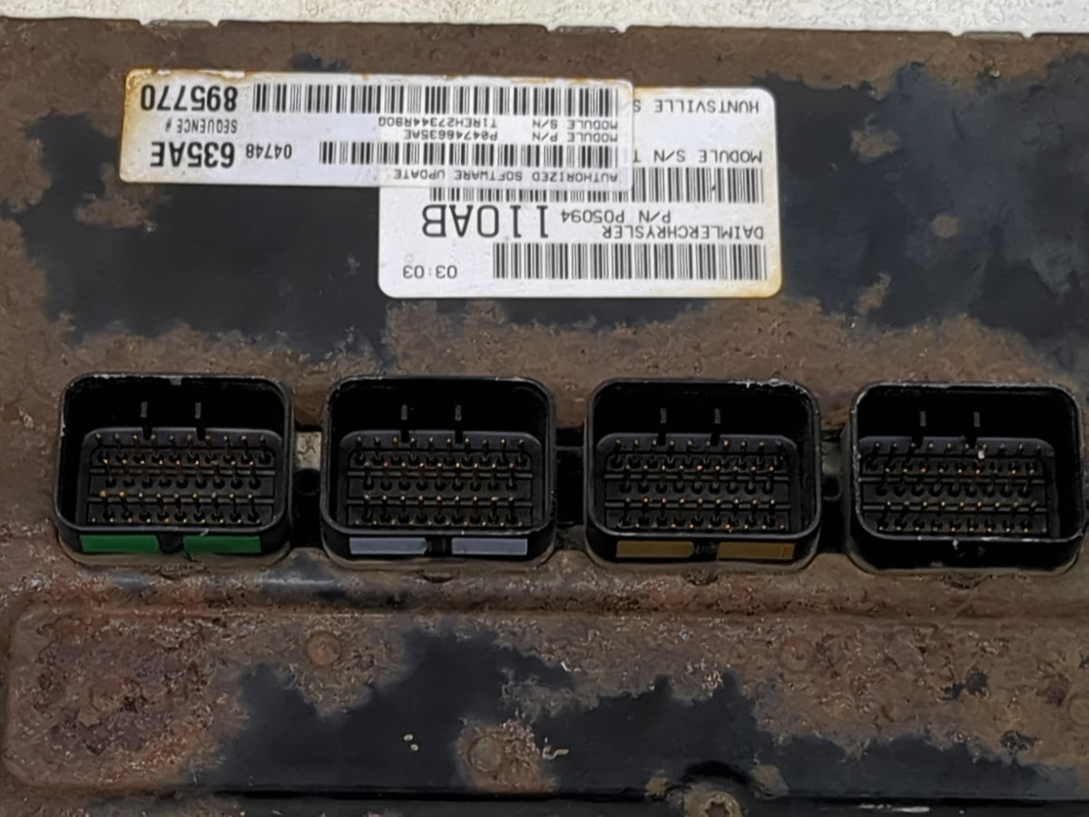 2005 Dodge Grand Caravan PCM Engine Control Computer ECU ECM PCU OEM OEM Used Auto Parts - Oemusedautoparts1.com