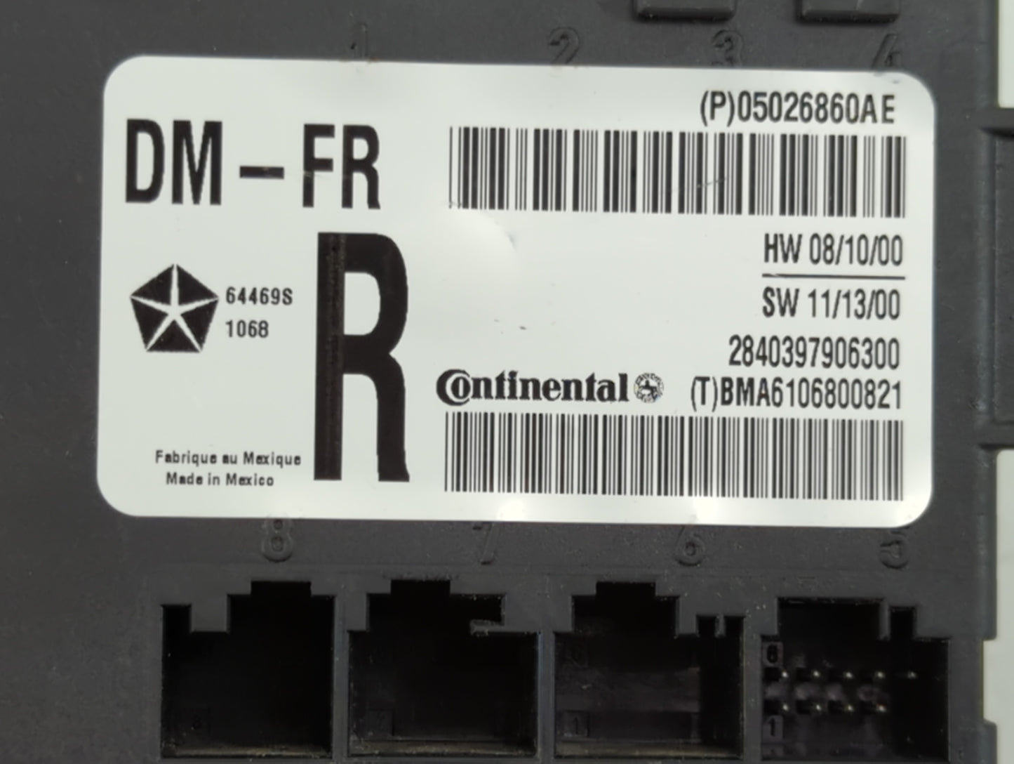 2011-2017 Dodge Grand Caravan Door Control Module - Oemusedautoparts1.com