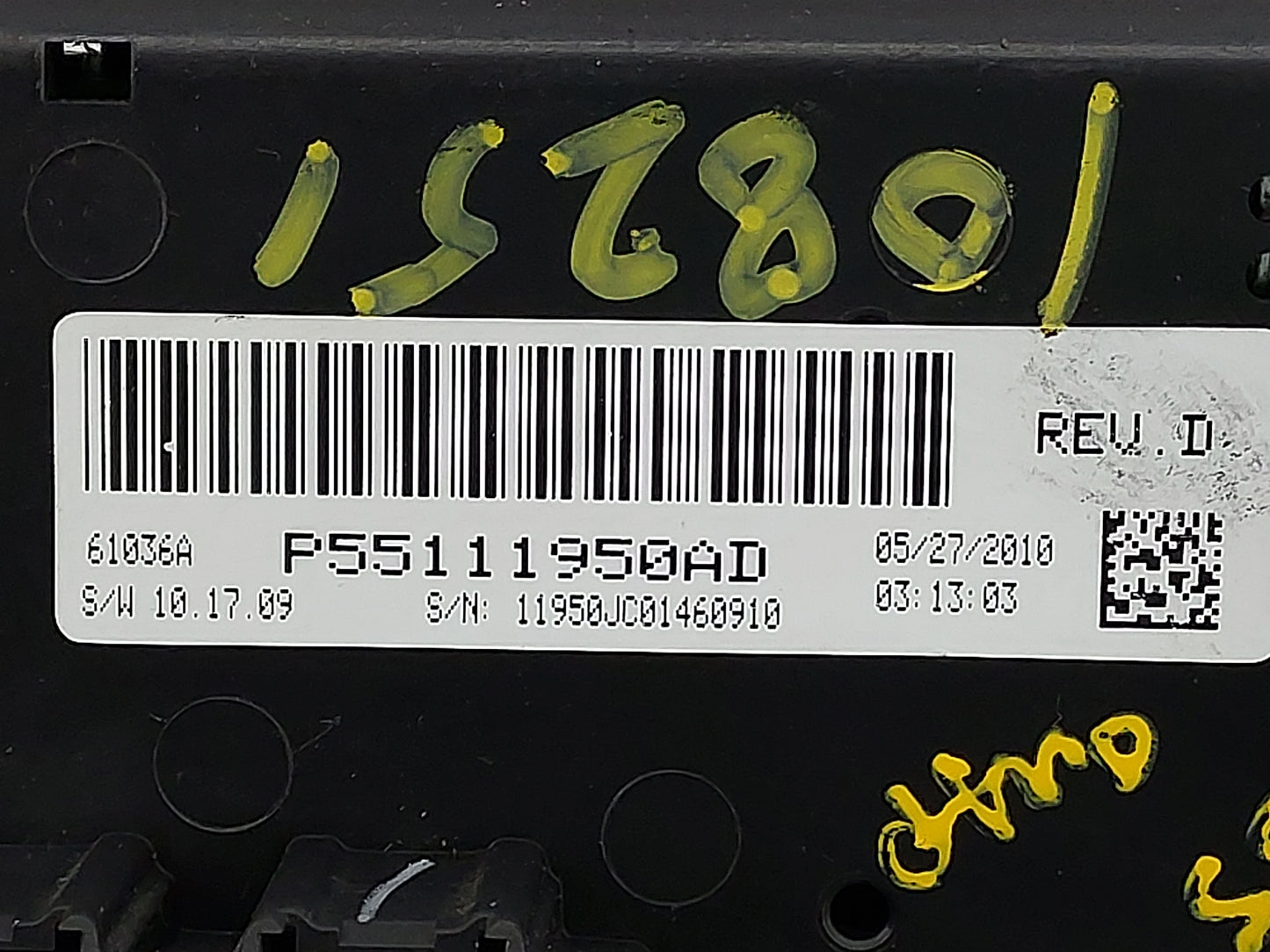 0 Dodge Journey Climate Control Module Temperature AC/Heater Replacement Fits OEM Used Auto Parts - Oemusedautoparts1.com