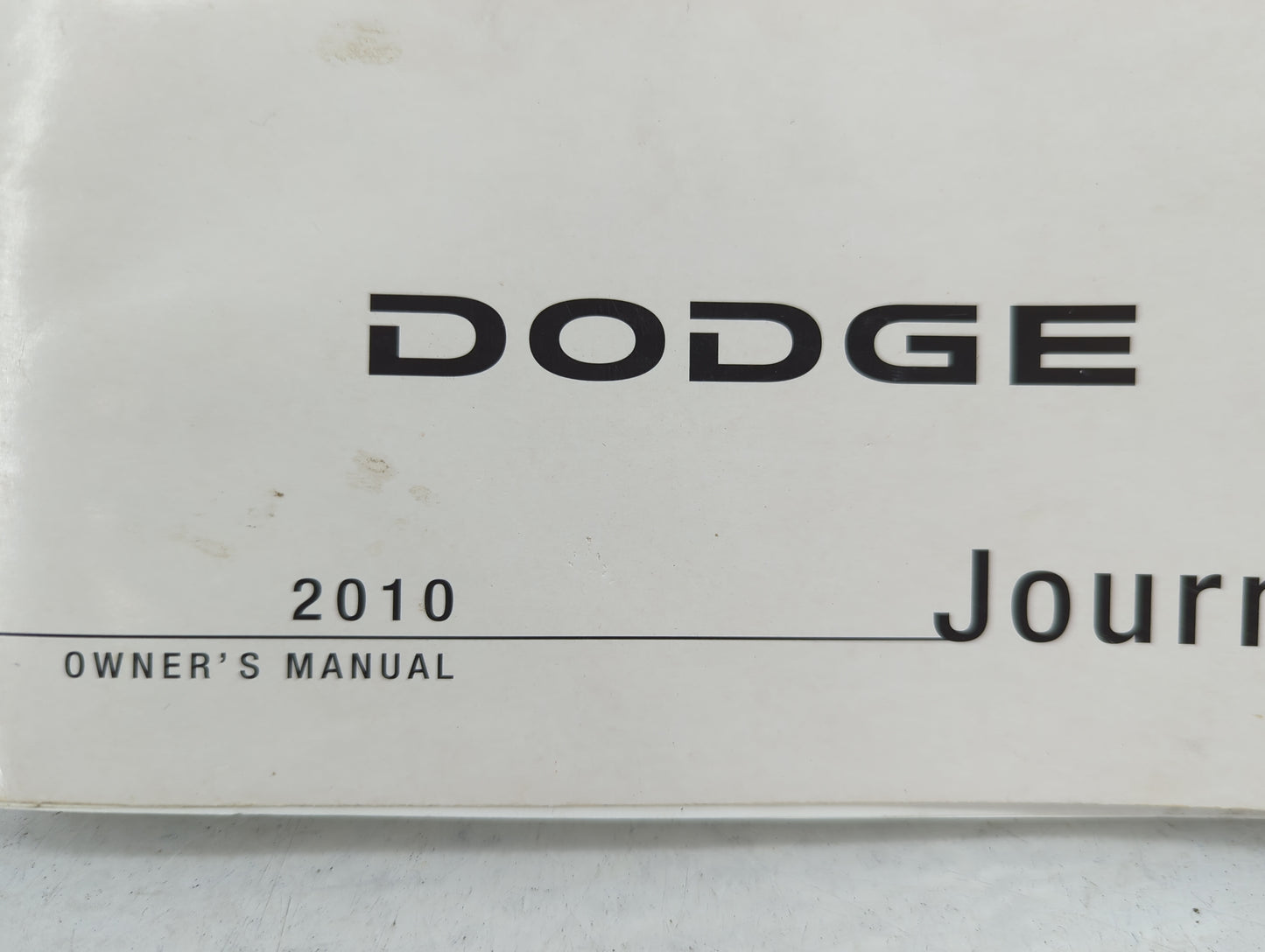0 Dodge Journey Owners Manual Book Guide OEM Used Auto Parts - Oemusedautoparts1.com