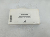0 Dodge Journey Owners Manual Book Guide OEM Used Auto Parts - Oemusedautoparts1.com