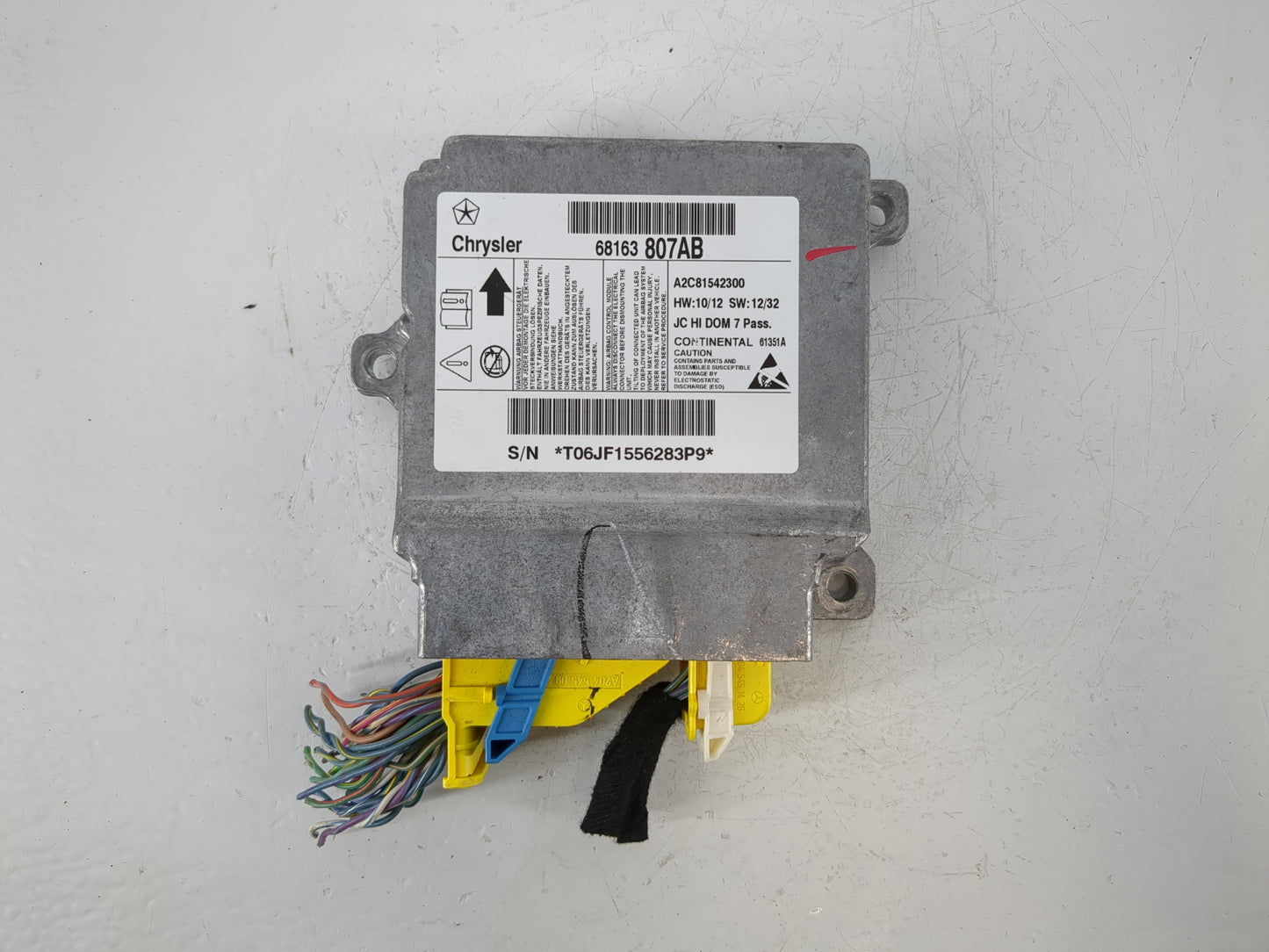Dodge Journey Airbag Control Module 960529 - Oemusedautoparts1.com