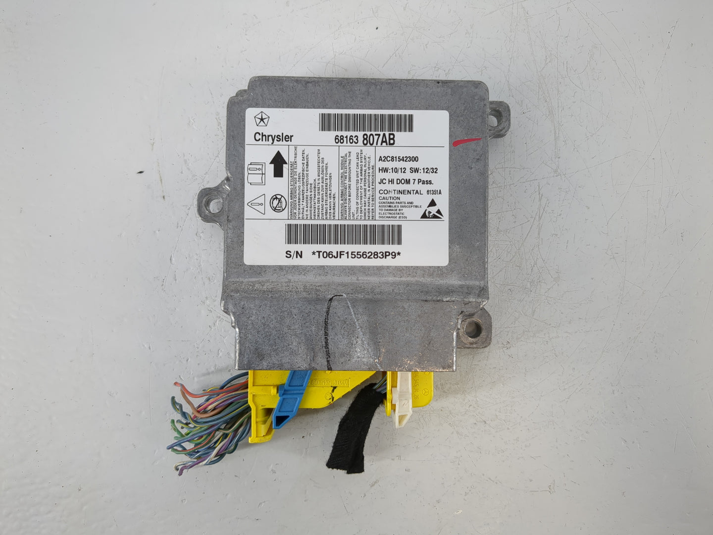 Dodge Journey Airbag Control Module - Oemusedautoparts1.com