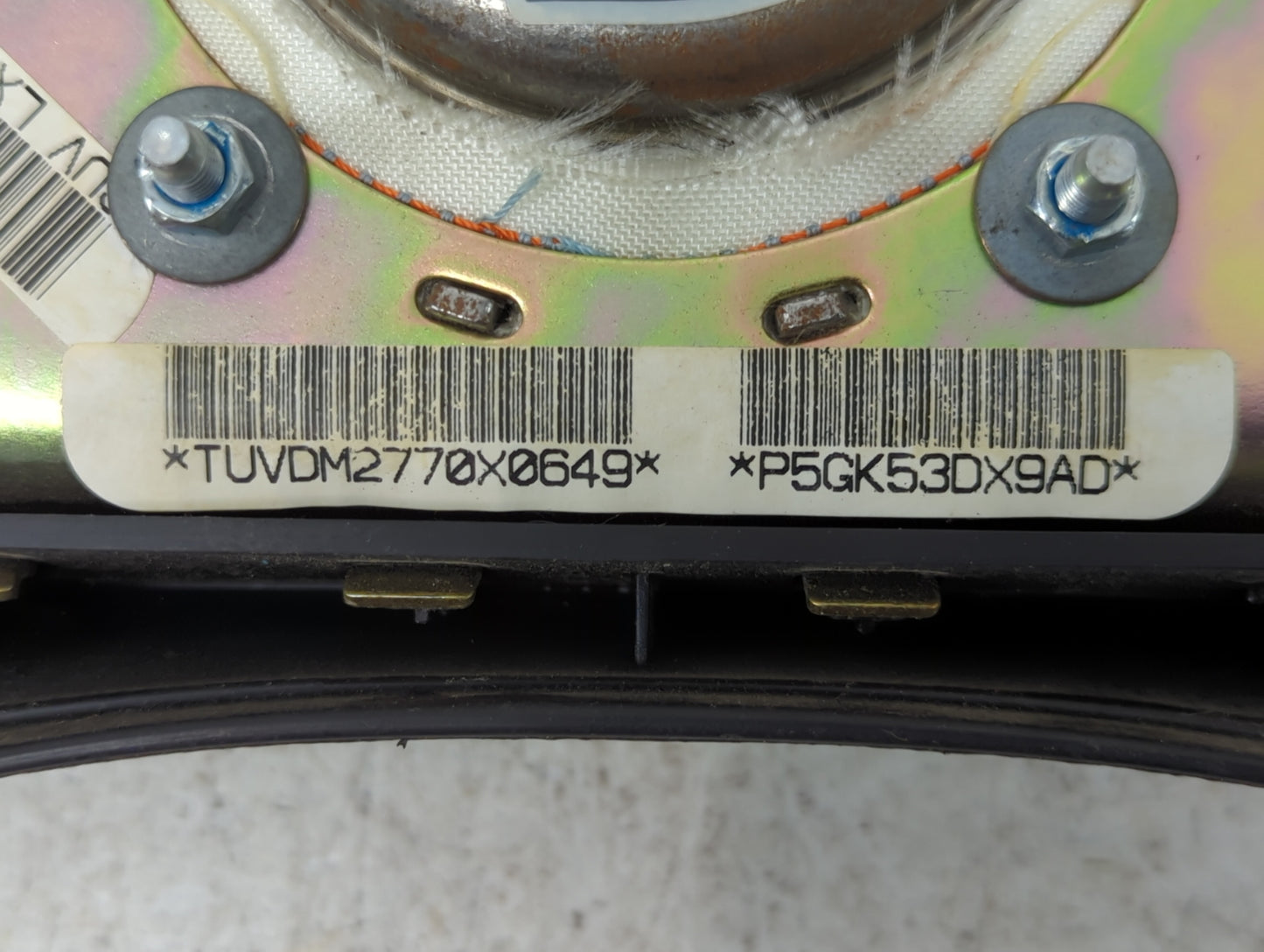 2000-2001 Dodge Ram 1500 Air Bag Driver Left Steering Wheel Mounted - Oemusedautoparts1.com