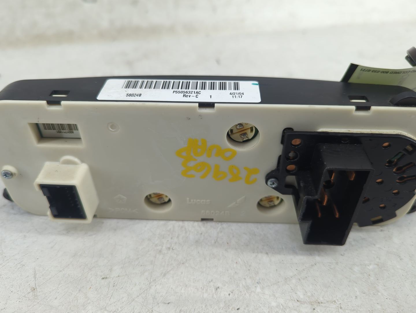 2003-2005 Dodge Ram 1500 Climate Control Module Temperature AC/Heater Replacement Fits Fits 2003 2004 2005 OEM Used Auto Par