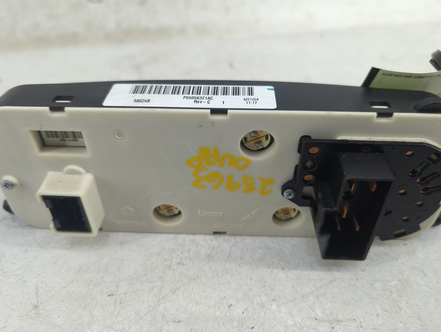 2003-2005 Dodge Ram 1500 Climate Control Module Temperature AC/Heater Replacement Fits Fits 2003 2004 2005 OEM Used Auto Par