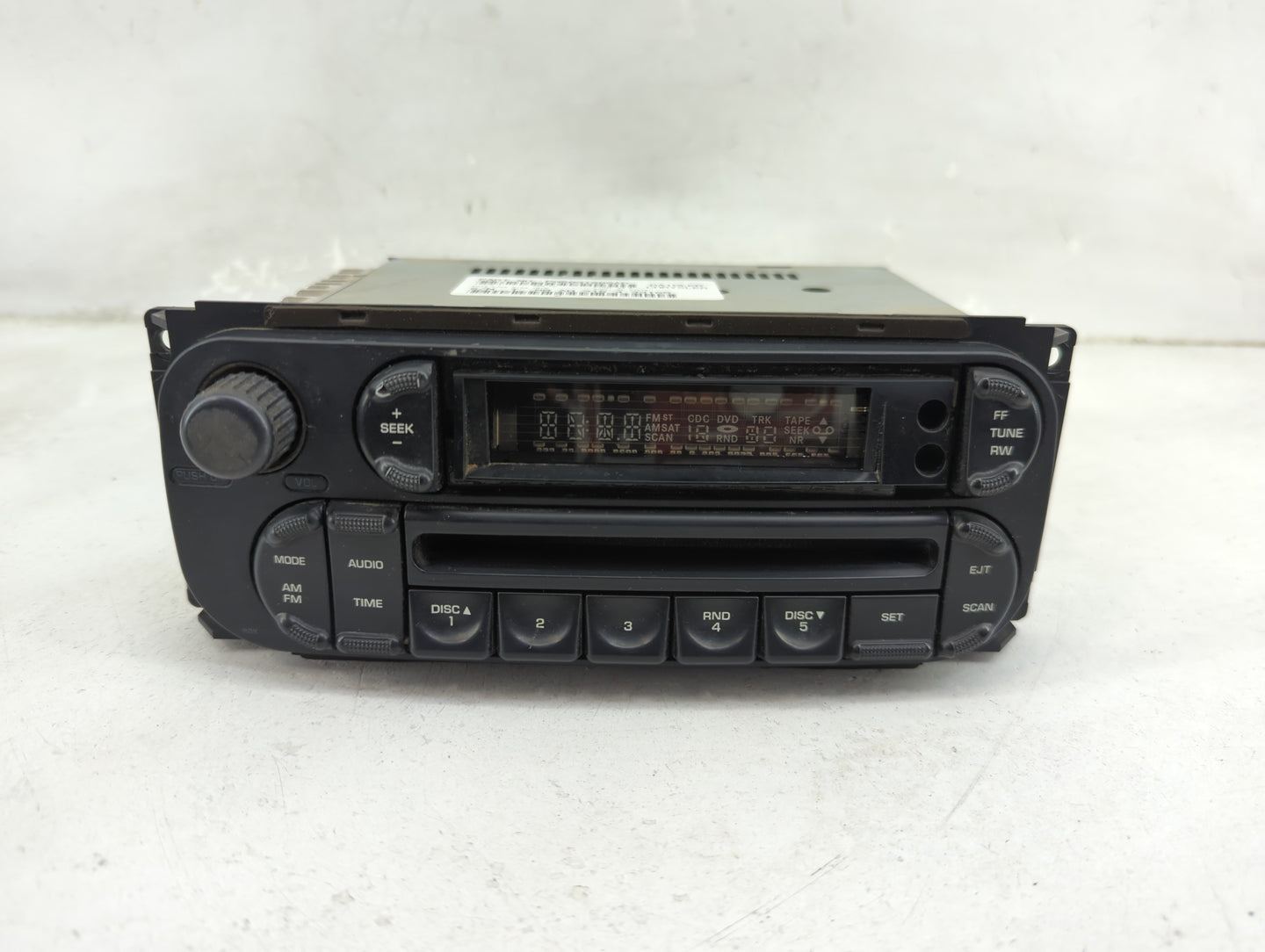 2005 Dodge Ram 1500 Radio AM FM Cd Player Receiver Replacement Fits Fits 2006 2007 OEM Used Auto Parts - Oemusedautoparts1.c