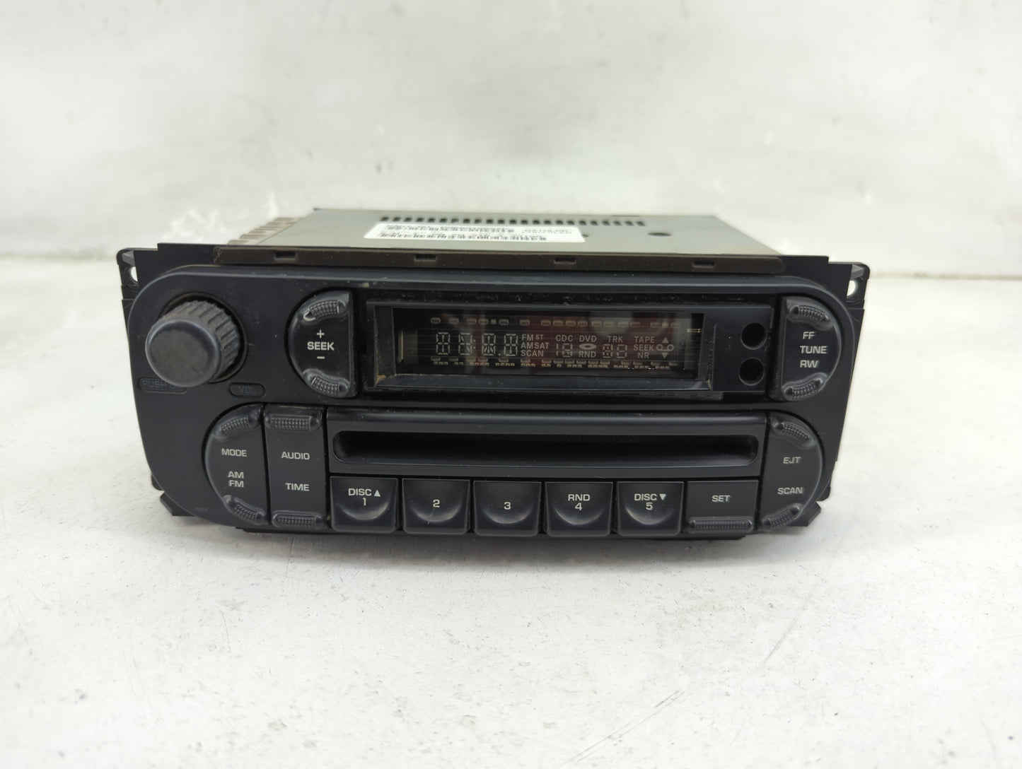 2005 Dodge Ram 1500 Radio AM FM Cd Player Receiver Replacement Fits Fits 2006 2007 OEM Used Auto Parts - Oemusedautoparts1.c