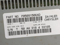 2005 Dodge Ram 1500 Radio AM FM Cd Player Receiver Replacement Fits Fits 2006 2007 OEM Used Auto Parts - Oemusedautoparts1.c