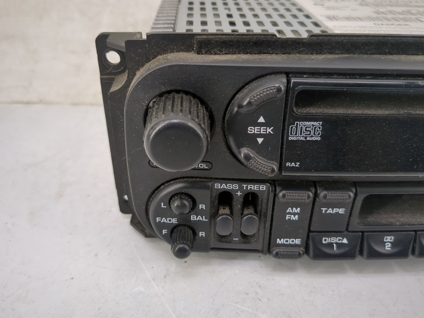 2004 Dodge Ram 1500 Radio AM FM Cd Player Receiver Replacement Fits Fits 2002 2003 2005 2006 OEM Used Auto Parts - Oemusedau