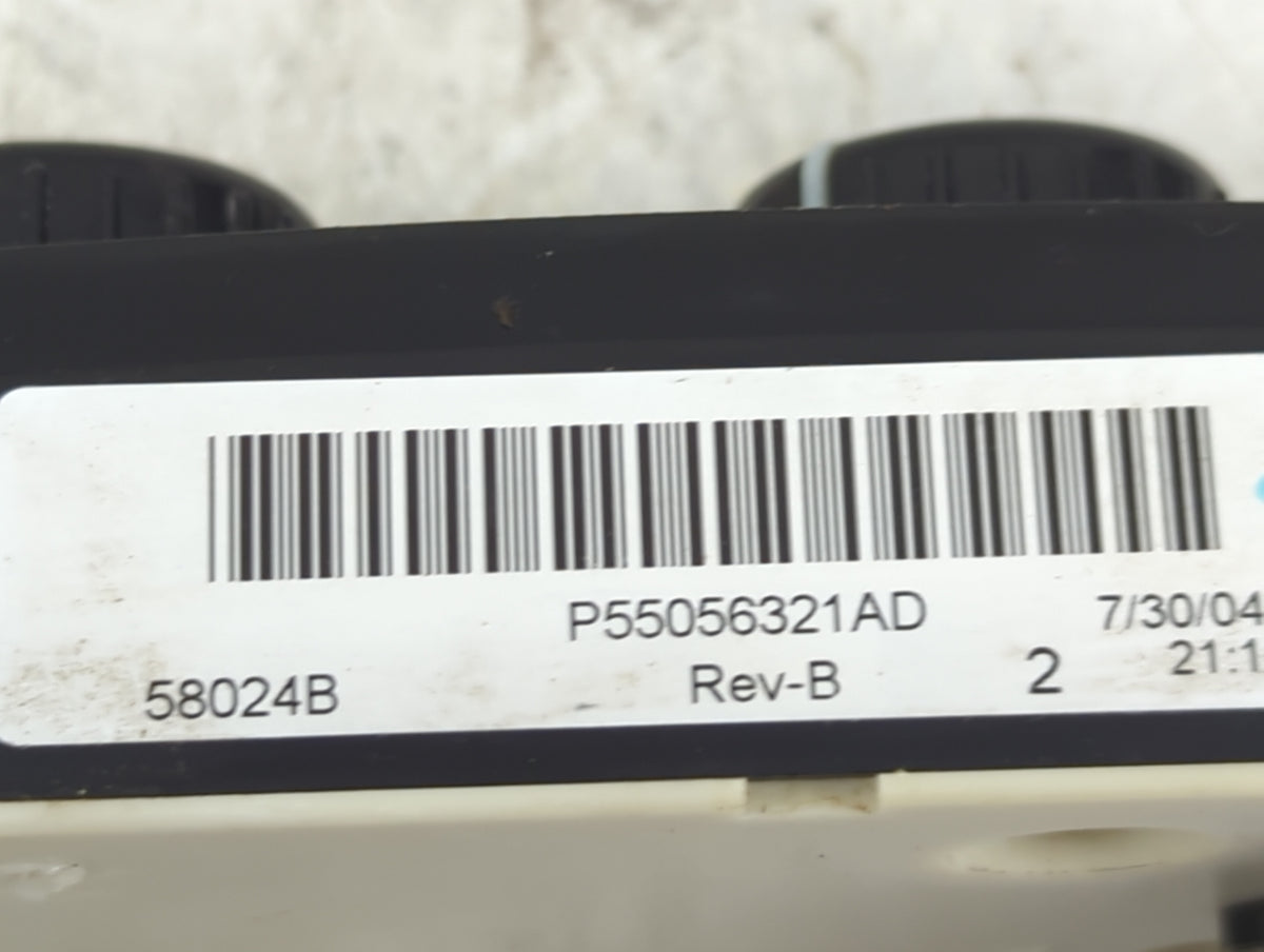 2003-2005 Dodge Ram 1500 Climate Control Module Temperature AC/Heater Replacement Fits Fits 2003 2004 2005 OEM Used Auto Par