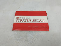 0 Dodge Stratus Owners Manual Book Guide OEM Used Auto Parts - Oemusedautoparts1.com