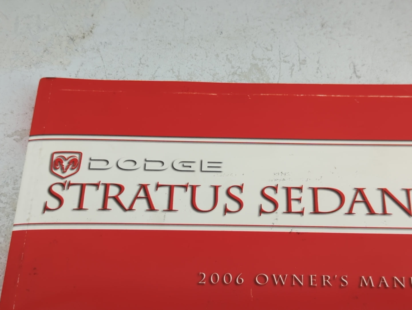 0 Dodge Stratus Owners Manual Book Guide OEM Used Auto Parts - Oemusedautoparts1.com