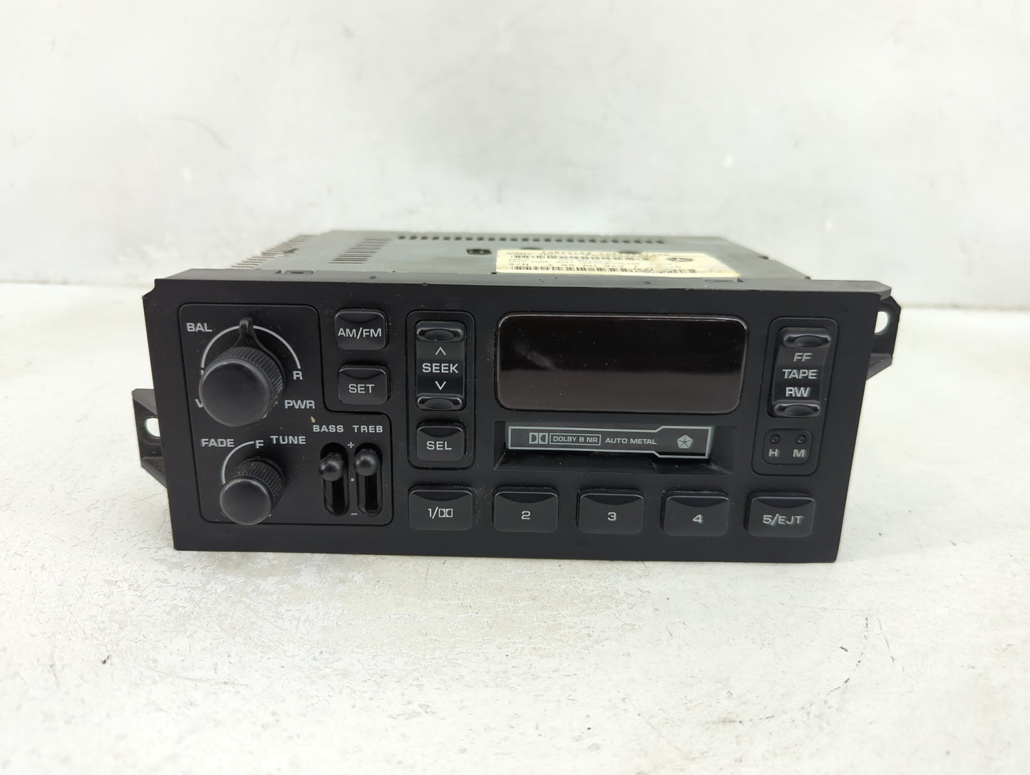 1995-2000 Dodge Stratus Radio AM FM Cd Player Receiver Replacement Fits Fits 1995 1996 1997 1998 1999 2000 OEM Used Auto Par