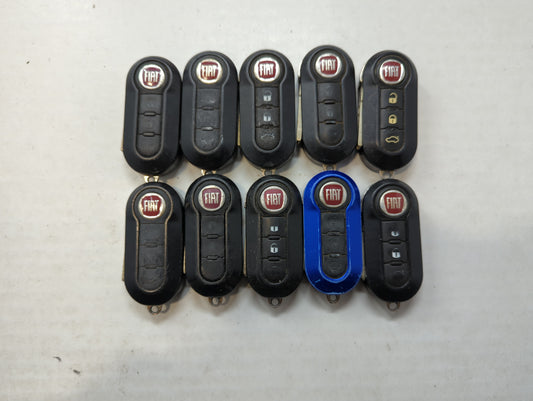 Lot of 10 Fiat Keyless Entry Remote Fob LTQFI2AM433TX | 2ADFTF12AM433TX - Oemusedautoparts1.com