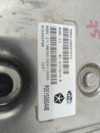 2012-2014 Fiat 500 PCM Engine Control Computer ECU ECM PCU OEM Fits Fits 2012 2013 2014 OEM Used Auto Parts - Oemusedautopar