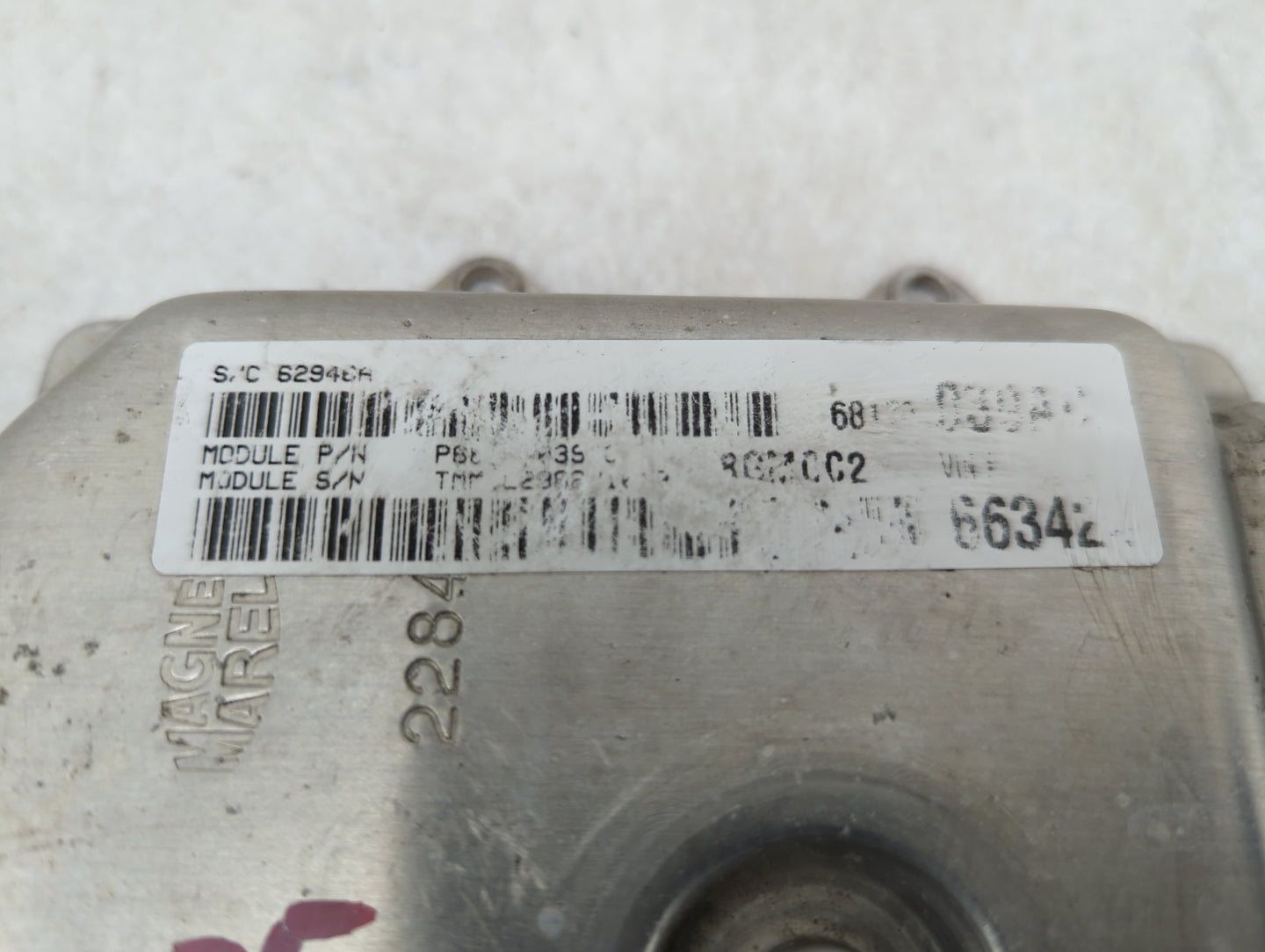 2012-2014 Fiat 500 PCM Engine Control Computer ECU ECM PCU OEM Fits Fits 2012 2013 2014 OEM Used Auto Parts - Oemusedautopar