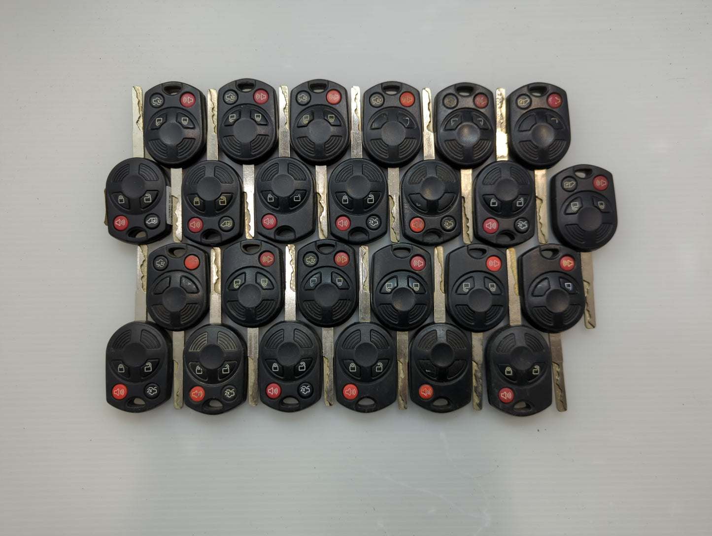 Lot of 25 Ford Keyless Entry Remote Fob OUCD6000022 MIXED PART NUMBERS - Oemusedautoparts1.com
