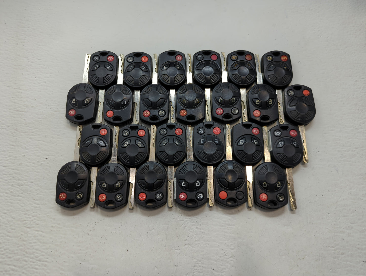 Lot of 25 Ford Keyless Entry Remote Fob OUCD6000022 MIXED PART NUMBERS - Oemusedautoparts1.com