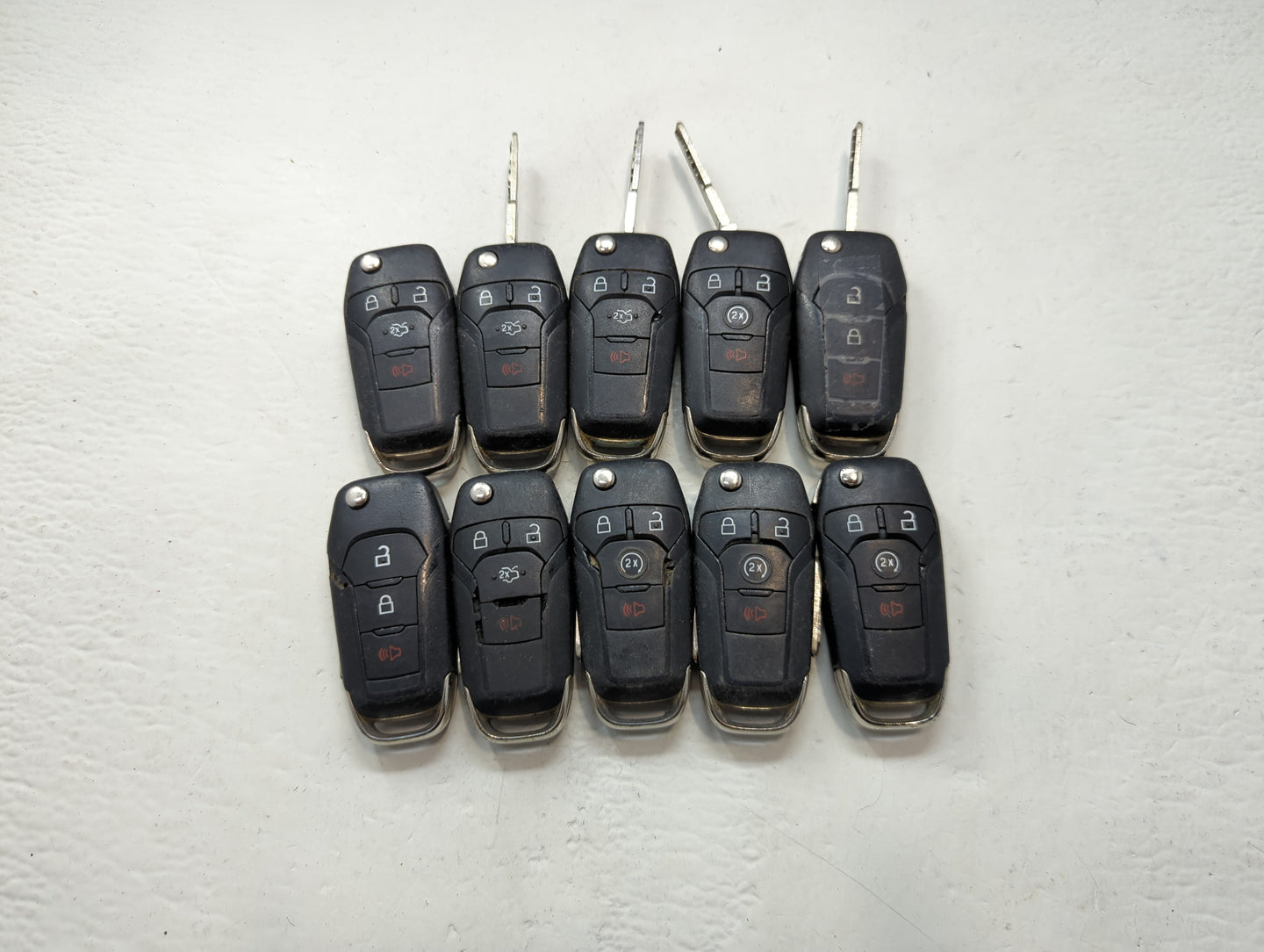 Lot of 10 Ford Keyless Entry Remote Fob N5F-A08TAA | N5F-A08TDA MIXED - Oemusedautoparts1.com