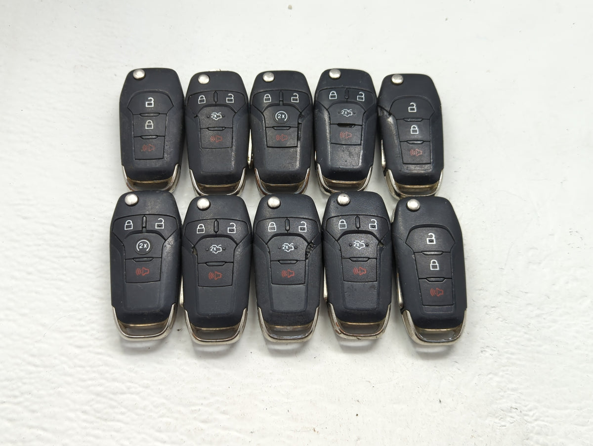 Lot of 10 Ford Keyless Entry Remote Fob MIXED FCC IDS MIXED PART NUMBE ...