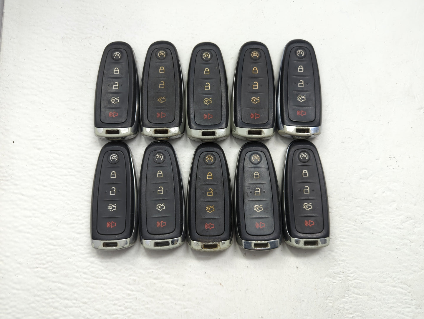 Lot of 10 Ford Keyless Entry Remote Fob MIXED FCC IDS MIXED PART NUMBERS - Oemusedautoparts1.com