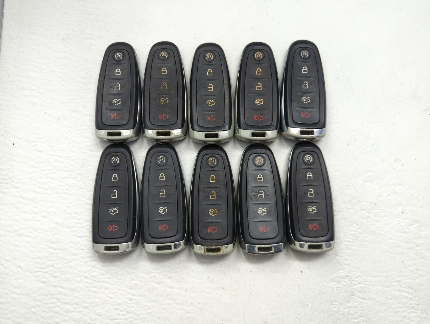Lot of 10 Ford Keyless Entry Remote Fob MIXED FCC IDS MIXED PART NUMBERS - Oemusedautoparts1.com