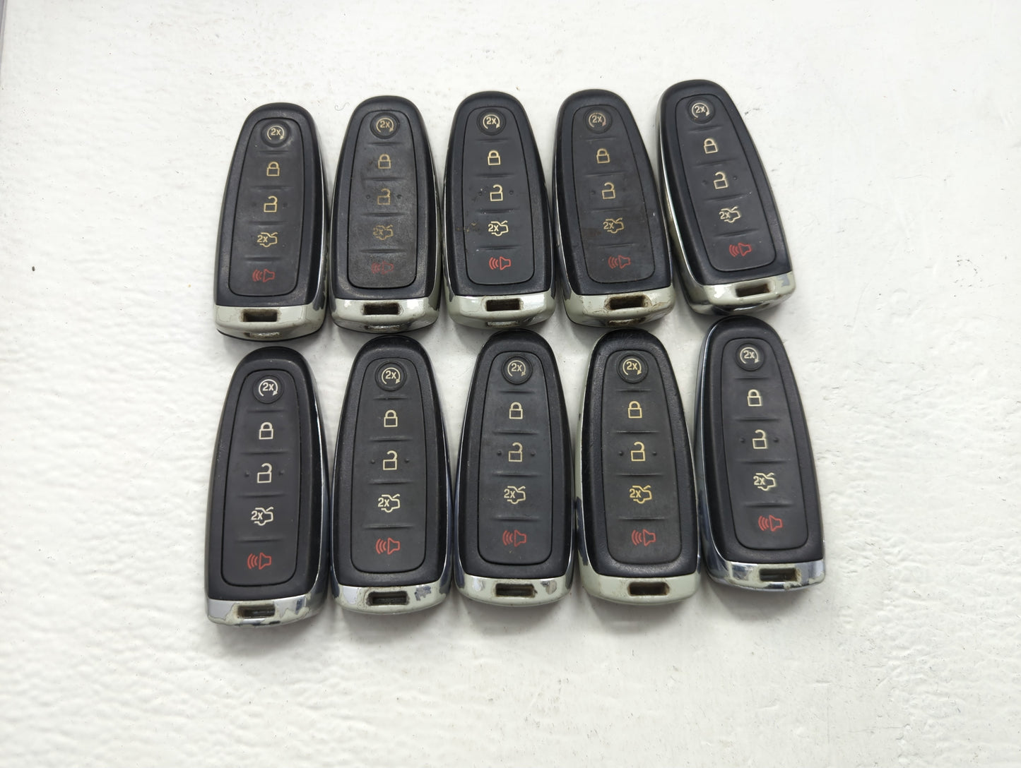 Lot of 10 Ford Keyless Entry Remote Fob MIXED FCC IDS MIXED PART NUMBERS - Oemusedautoparts1.com