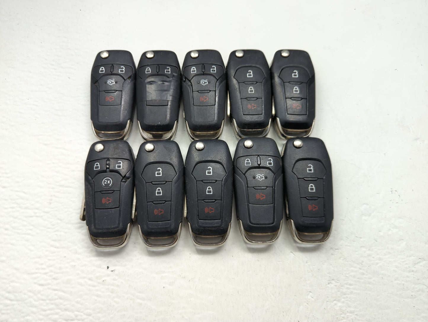 Lot of 10 Ford Keyless Entry Remote Fob MIXED FCC IDS MIXED PART NUMBERS - Oemusedautoparts1.com