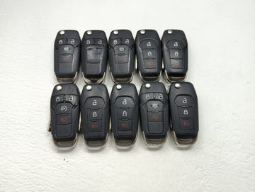 Lot of 10 Ford Keyless Entry Remote Fob MIXED FCC IDS MIXED PART NUMBERS - Oemusedautoparts1.com