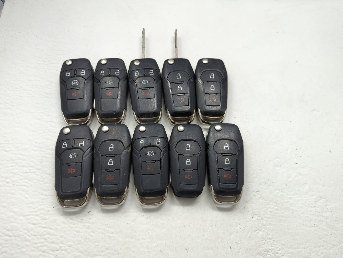 Lot of 10 Ford Keyless Entry Remote Fob MIXED FCC IDS MIXED PART NUMBERS - Oemusedautoparts1.com