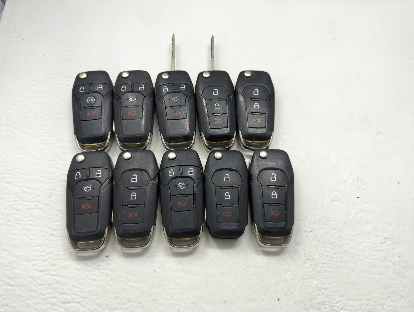 Lot of 10 Ford Keyless Entry Remote Fob MIXED FCC IDS MIXED PART NUMBERS - Oemusedautoparts1.com