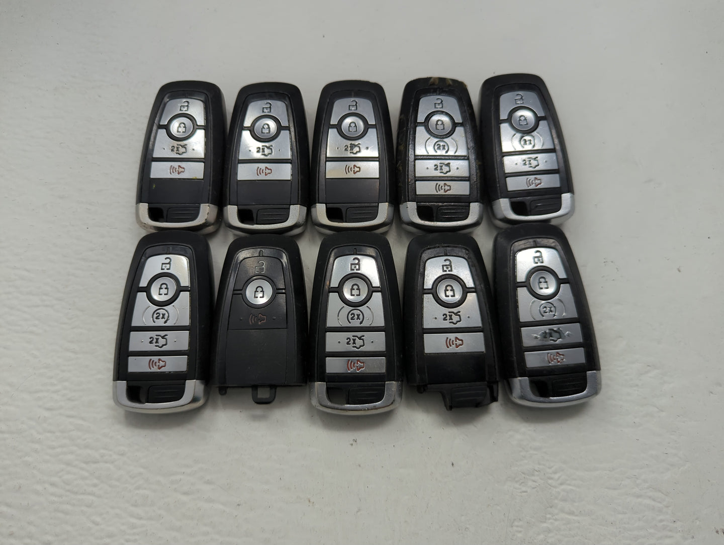 Lot of 10 Ford Keyless Entry Remote Fob MIXED FCC IDS MIXED PART NUMBERS - Oemusedautoparts1.com
