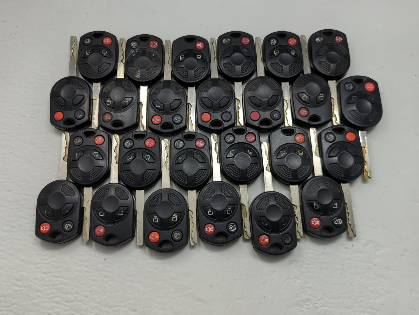 Lot of 25 Ford Keyless Entry Remote Fob MIXED FCC IDS MIXED PART NUMBERS - Oemusedautoparts1.com