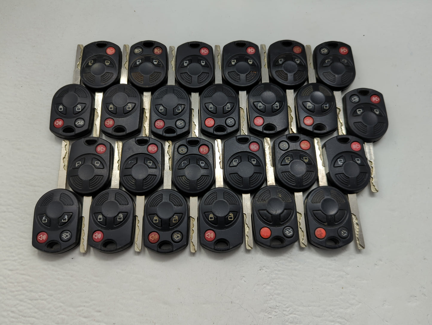 Lot of 25 Ford Keyless Entry Remote Fob OUCD6000022 MIXED PART NUMBERS - Oemusedautoparts1.com